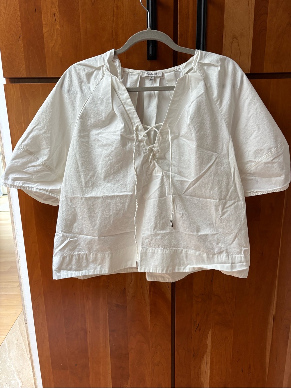 Madewell white boho top XL - Picture 2 of 5
